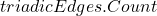 triadicEdges.Count