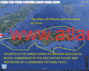 Sardo Corso Atlantis bathymetry