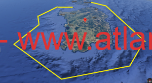 Sardo Corso Atlantis bathymetry