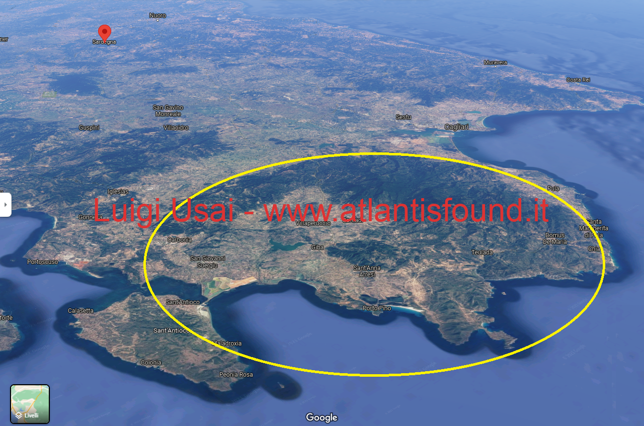 Sardo Corso Atlantis bathymetry