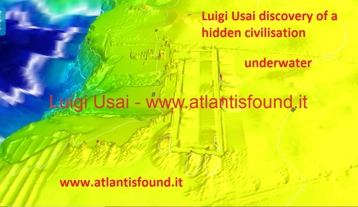 Luigi Usai found a misterious civilisation off the Sicilian coast in December 2021