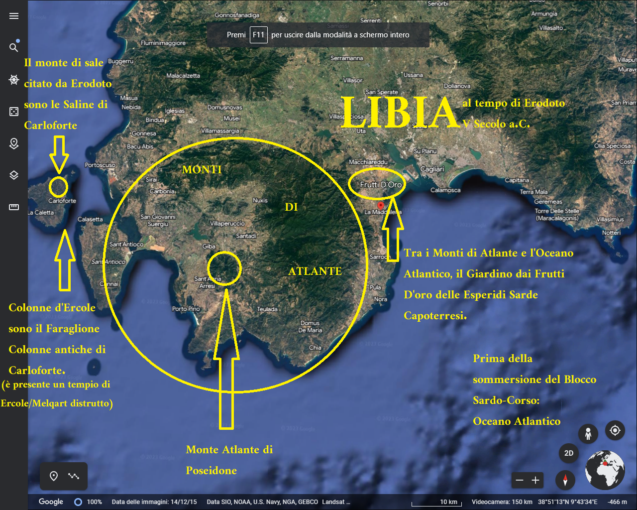 Jusqu'à aujourd'hui, la cartographie de la Libye hérodotéenne était erronée : la Libye est la province de Cagliari.